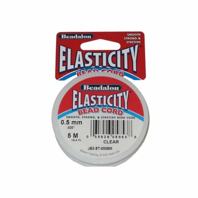 Hot Sale π₯ Beadalon Elasticity Bead Cord Reel 0.5mm X 5m βοΈ 3 Hot Sale π₯ Beadalon Elasticity Bead Cord Reel 0.5mm X 5m βοΈ