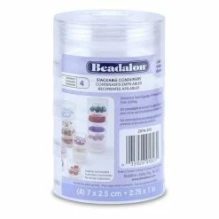 Hot Sale 🌟 Beadalon Large Stackable Containers 4 Pack 🎉