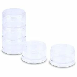 Discount 👏 Beadalon Small Stackable Containers 6 Pack ✔️ -Hobbycraft Shop 560771 1000 4 beadalon small stackable containers 6 pack