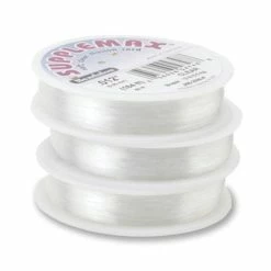 Best Sale 👍 Beadalon Supplemax Clear Cord 0.4mm X 50m 🌟
