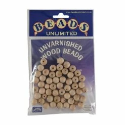 Promo 💯 Beads Unlimited Unvarnished Wooden Beads 12mm 60 Pack 😀