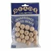 Outlet 🥰 Beads Unlimited Unvarnished Wooden Beads 20mm 18 Pack 👏