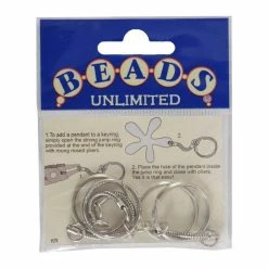 Top 10 🧨 Beads Unlimited Silver Plated Keyrings 4 Pack ⭐