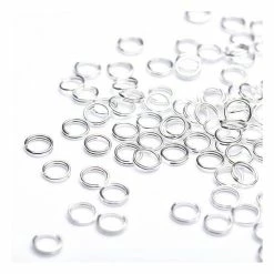 Best reviews of ⭐ Beads Unlimited Silver Plated Midi Split Rings 5mm 90 Pack 🔥
