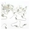 New 👍 Beads Unlimited Silver Plated Long Ballwire Fish Hooks 28 Pack ✨
