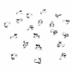 Promo ⌛ Beads Unlimited Silver Plated Midi Callottes 3mm 56 Pack 🛒