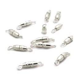 Best deal ⌛ Beads Unlimited Silver Clasp Finding 13mm X 5mm 25 Pack 🌟
