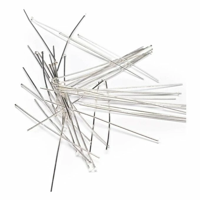 Best Sale ๐งจ Beads Unlimited Silver Plated Headpins 50mm 50 Pack ๐ 3 Best Sale ๐งจ Beads Unlimited Silver Plated Headpins 50mm 50 Pack ๐