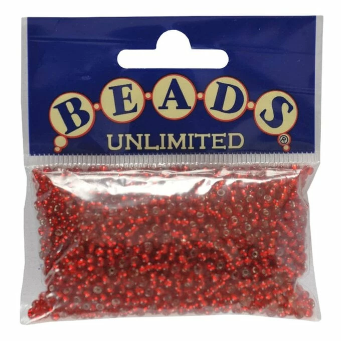Budget π Beads Unlimited Ruby Rocaille Beads 2.5mm X 3mm 50g π 4 Budget π Beads Unlimited Ruby Rocaille Beads 2.5mm X 3mm 50g π - Image 2