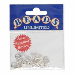 Discount ⌛ Beads Unlimited Silver Plated Trigger Clasp 15mm X 6mm 13 Pack 😍 -Hobbycraft Shop 561505 1006 2 beads unlimited silver plated trigger clasp 15mm x 6mm 13 pack