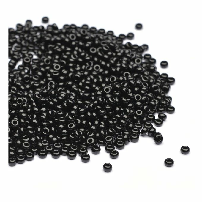 Outlet π Beads Unlimited Opaque Black Rocaille Beads 2.5mm X 3mm 50g βοΈ 3 Outlet π Beads Unlimited Opaque Black Rocaille Beads 2.5mm X 3mm 50g βοΈ