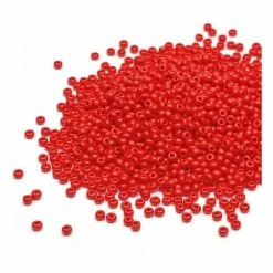 Best reviews of 🎁 Beads Unlimited Opaque Red Rocaille Beads 2.5mm X 3mm 50g 👏