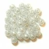 Wholesale 😀 Craft Factory White Pearl Beads 6mm 7g 💯