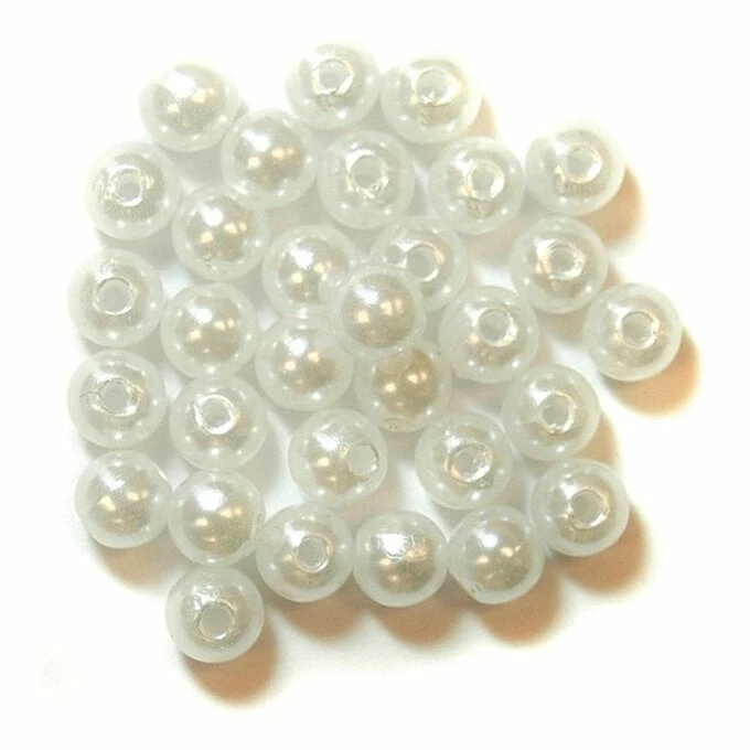 Wholesale ๐ Craft Factory White Pearl Beads 6mm 7g ๐ฏ 3 Wholesale ๐ Craft Factory White Pearl Beads 6mm 7g ๐ฏ