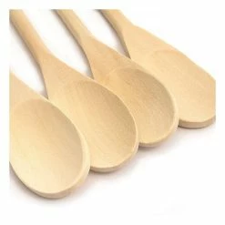 Promo 🎉 Hobbycraft Wooden Spoon 20cm 4 Pack 🎁