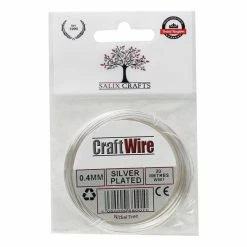 Flash Sale 🔔 Salix 0.4mm Silver Plated Wire 20m 🥰