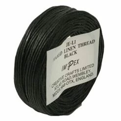 Best reviews of ❤️ Impex Trimits Black Waxed Linen Thread 22.8 M 😀