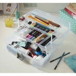 New 🎁 Hobbycraft Clear Storage Caddy 🧨 -Hobbycraft Shop 578084 1000 4 clear storage caddy