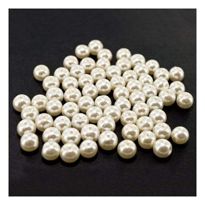 Deals ๐ Hobbycraft Glass Pearls Beads White โจ 3 Deals ๐ Hobbycraft Glass Pearls Beads White โจ