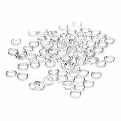 Brand new 👍 Beads Unlimited Silver Plated 7mm Split Rings 70 Pack ✨