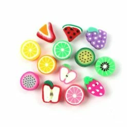 Discount 👍 Hobbycraft Mixed Cylinder Clay Beads Fruit 300 Pieces 🎉