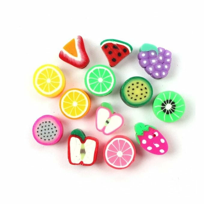 Discount ๐ Hobbycraft Mixed Cylinder Clay Beads Fruit 300 Pieces ๐ 3 Discount ๐ Hobbycraft Mixed Cylinder Clay Beads Fruit 300 Pieces ๐