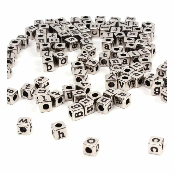 Cheapest ๐ Hobbycraft White Square Alphabet Beads 6mm X 7mm ๐ 3 Cheapest ๐ Hobbycraft White Square Alphabet Beads 6mm X 7mm ๐