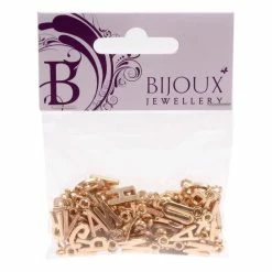 Best Sale ⌛ Hobbycraft Gold Alphabet Charms 78 Pieces 🔔