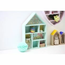 Coupon 🧨 Hobbycraft Wooden House Shelf 30cm X 45cm X 8cm ⌛ -Hobbycraft Shop 615375 1000 3 wooden house shelf 30cm x 45cm x 8cm