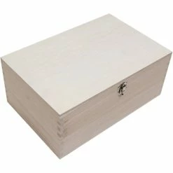 Buy 👏 Hobbycraft Wooden Storage Box 30cm X 20cm X 13cm 🎉 -Hobbycraft Shop 617375 1000 3 wooden storage box 30cm x 20cm x 13cm