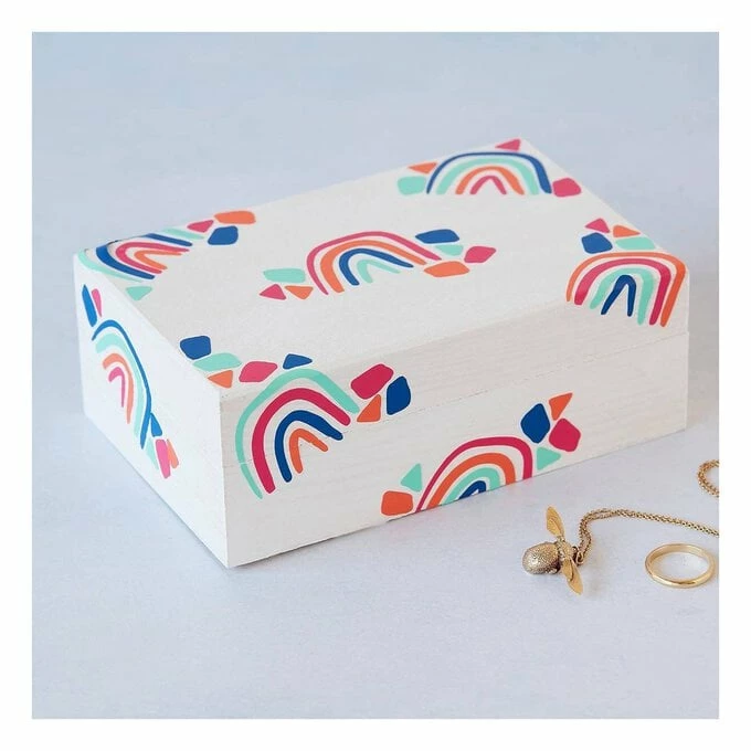 Cheap ✨ Hobbycraft Wooden Pine Jewellery Box 14cm X 5cm X 9cm 🤩 3 Cheap ✨ Hobbycraft Wooden Pine Jewellery Box 14cm X 5cm X 9cm 🤩 - Image 2