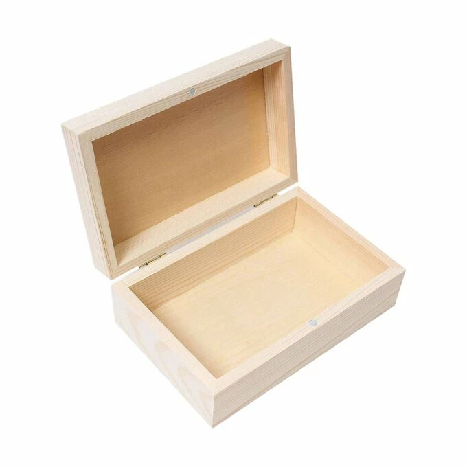 Cheap ✨ Hobbycraft Wooden Pine Jewellery Box 14cm X 5cm X 9cm 🤩 4 Cheap ✨ Hobbycraft Wooden Pine Jewellery Box 14cm X 5cm X 9cm 🤩 - Image 3