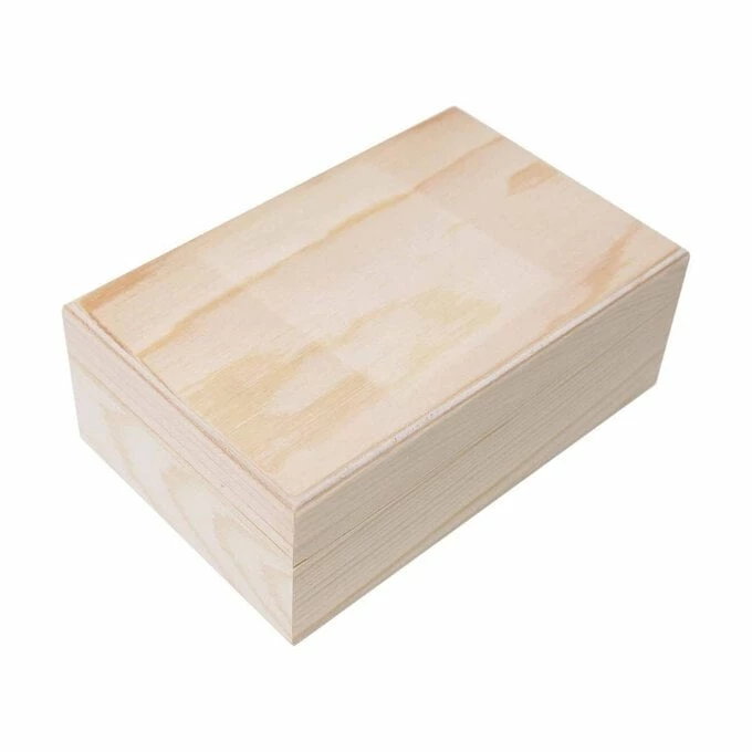 Cheap ✨ Hobbycraft Wooden Pine Jewellery Box 14cm X 5cm X 9cm 🤩 5 Cheap ✨ Hobbycraft Wooden Pine Jewellery Box 14cm X 5cm X 9cm 🤩 - Image 4