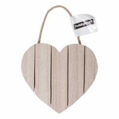 Hot Sale 🔥 Hobbycraft Wooden Heart Wall Plaque 🌟