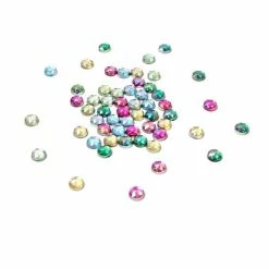 Best Pirce 🤩 Hobbycraft Pink And Aqua Round Gems 90g 🔔
