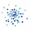Wholesale ⭐ Hobbycraft Blue Assorted Round Gems 90g 🔔