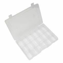 Brand new π€© Hobbycraft Plastic Storage Box 27.5cm X 18.5cm π