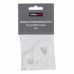 Coupon 🌟 Hobbycraft Medium Candle Making Wick For Paraffin Waxes 5m ⌛