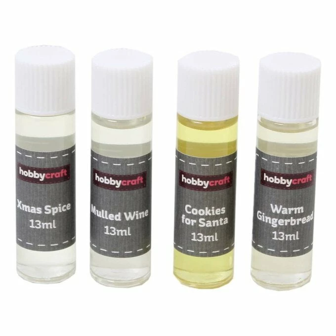Deals ❤️ Hobbycraft ❄ Christmas Candle Fragrance Oils 13ml 4 Pack ⌛ 3 Deals ❤️ Hobbycraft ❄ Christmas Candle Fragrance Oils 13ml 4 Pack ⌛
