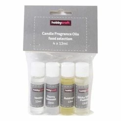Front Page -Hobbycraft Shop 631050 1002 2 food candle fragrance oils 13ml 4 pack