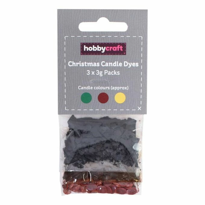 Hot Sale π Hobbycraft β Christmas Candle Making Dye 3g 3 Pack π 3 Hot Sale π Hobbycraft β Christmas Candle Making Dye 3g 3 Pack π