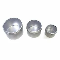 Buy 🤩 Hobbycraft Round Candle Making Tins 3 Pack ❤️