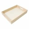 Cheap 🤩 Hobbycraft Wooden Rectangular Tray 35cm X 25cm X 6cm 🌟