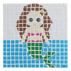 Budget 👍 Hobbycraft Mermaid Mosaic Coaster Kit 🤩