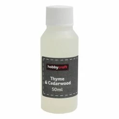 Best Sale 😀 Hobbycraft Thyme And Cedarwood Candle Fragrance Oil 50ml 🛒