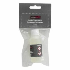 Front Page -Hobbycraft Shop 642745 1002 2 thyme and cedarwood candle fragrance oil 50ml