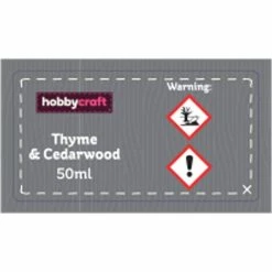 Best Sale 😀 Hobbycraft Thyme And Cedarwood Candle Fragrance Oil 50ml 🛒 -Hobbycraft Shop 642745 1002 3 thyme and cedarwood candle fragrance oil 50ml