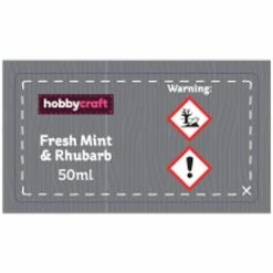 Budget 👍 Hobbycraft Fresh Mint And Rhubarb Candle Fragrance Oil 50ml 👍 -Hobbycraft Shop 642745 1008 3 fresh mint and rhubarb candle fragrance oil 50ml