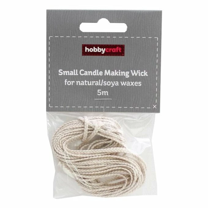 Cheapest 🎉 Hobbycraft Small Candle Making Wick For Soya Waxes 5m ✨ 4 Cheapest 🎉 Hobbycraft Small Candle Making Wick For Soya Waxes 5m ✨ - Image 2