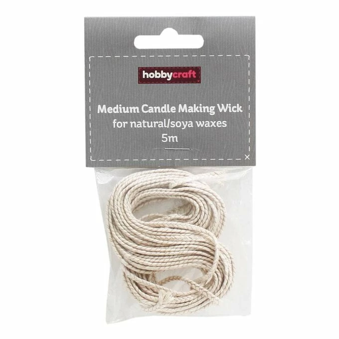 Buy 🌟 Hobbycraft Medium Candle Making Wick For Soya Waxes 5m 🛒 4 Buy 🌟 Hobbycraft Medium Candle Making Wick For Soya Waxes 5m 🛒 - Image 2